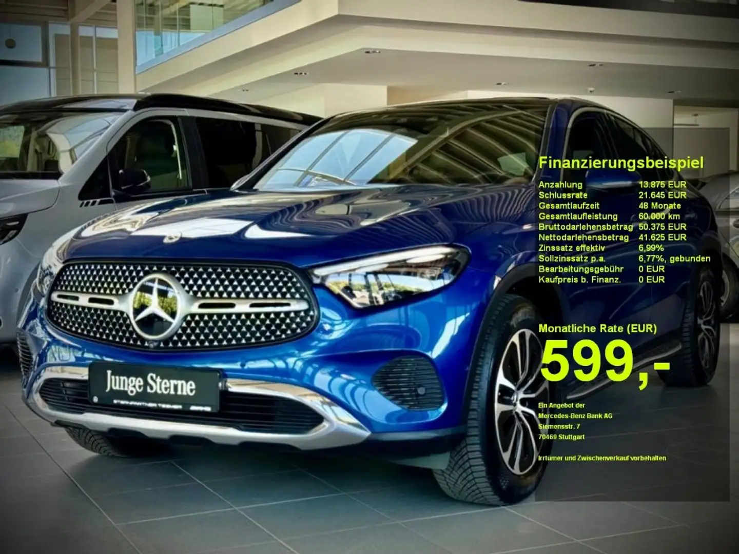 Mercedes-Benz GLC 220 d 4M Avantgarde+Pano+AHK+360+Memory Azul - 1