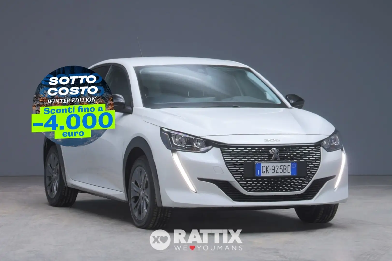 Peugeot e-208 motore elettrico 100kW Allure Pack Blanc - 1