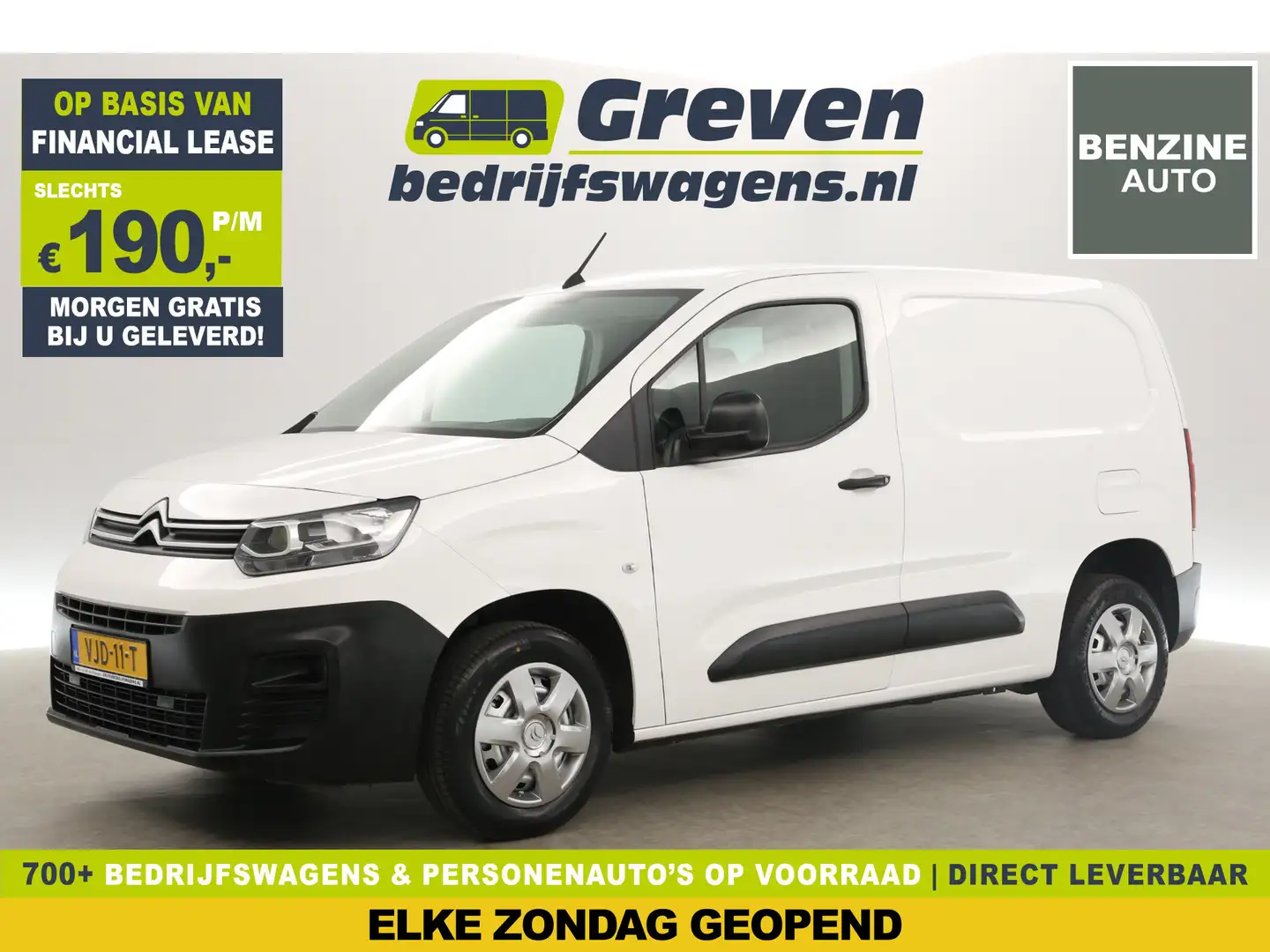 Citroen Berlingo 1.2 PureTech L1H1 | 111PK | BENZINE | EMISSIEVRIJE Wit - 1