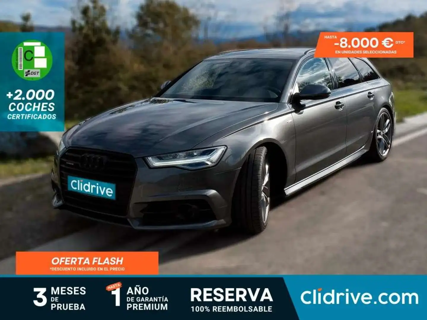 Audi A6 Avant 3.0TDI S line edition Q. S-T 200kW Gris - 1