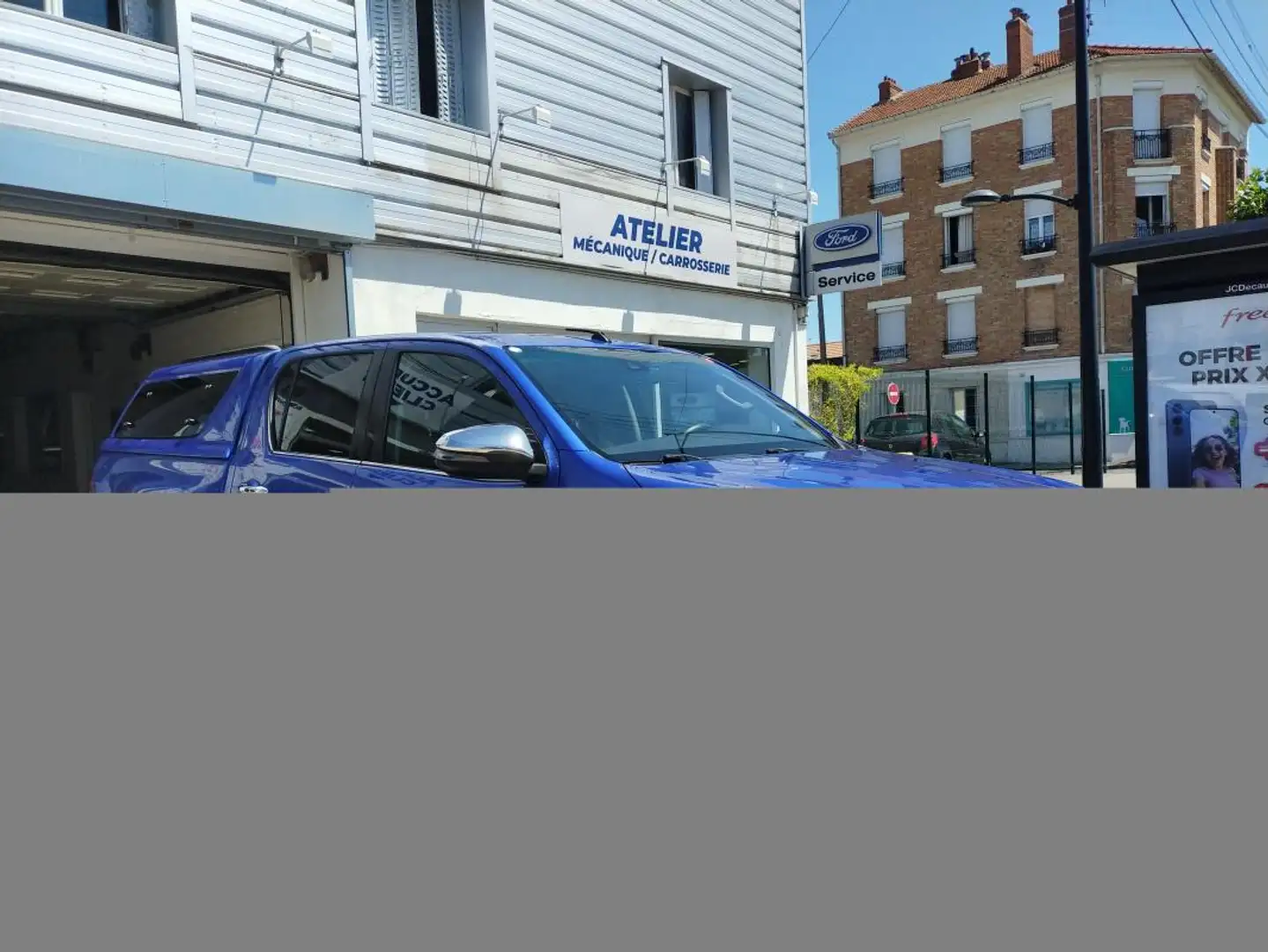 Toyota Hilux IV 4WD 2.4 D-4D 150 DOUBLE CABINE Bleu - 2