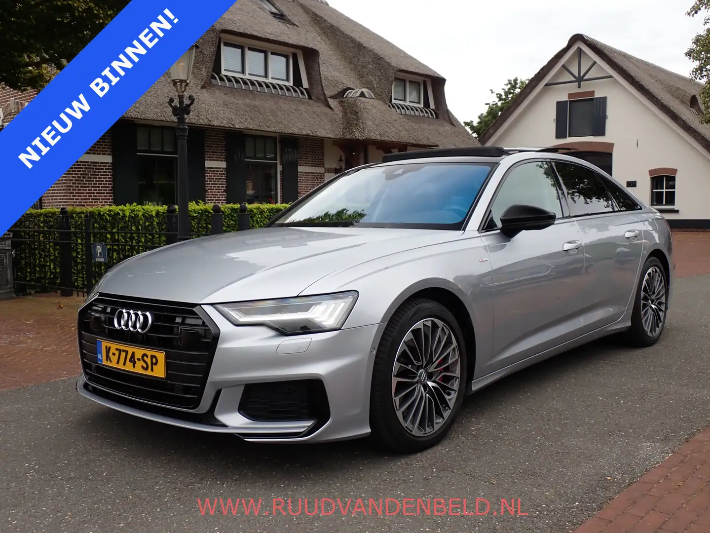 Audi A6 55TFSI QUATTRO COMPETITION HEADUP/PANO/ACC/NACHTZI Grijs - 1