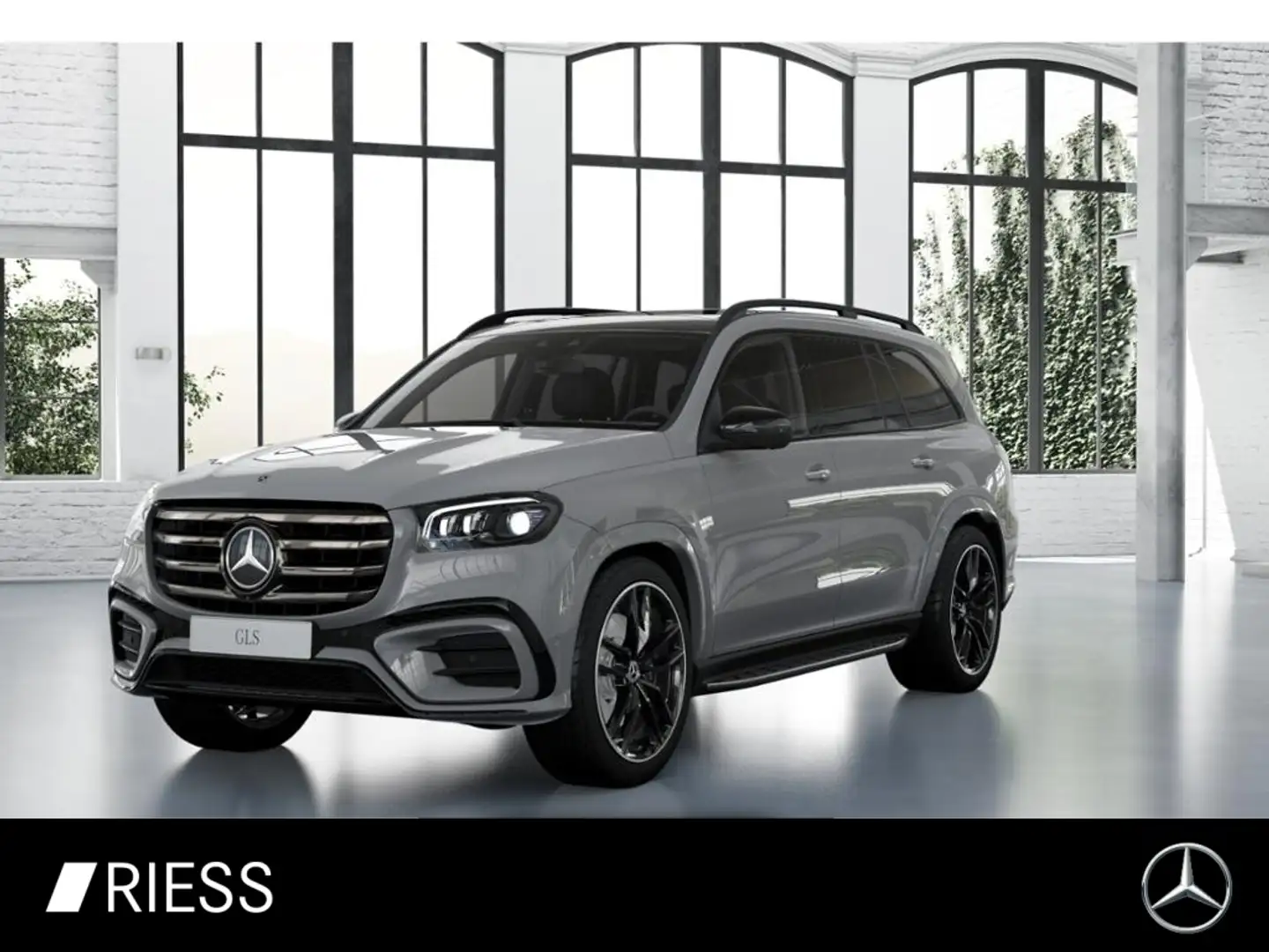 Mercedes-Benz GLS 450 4M AMG Sport Night Distr AHK PANO Sitzkl Grau - 1