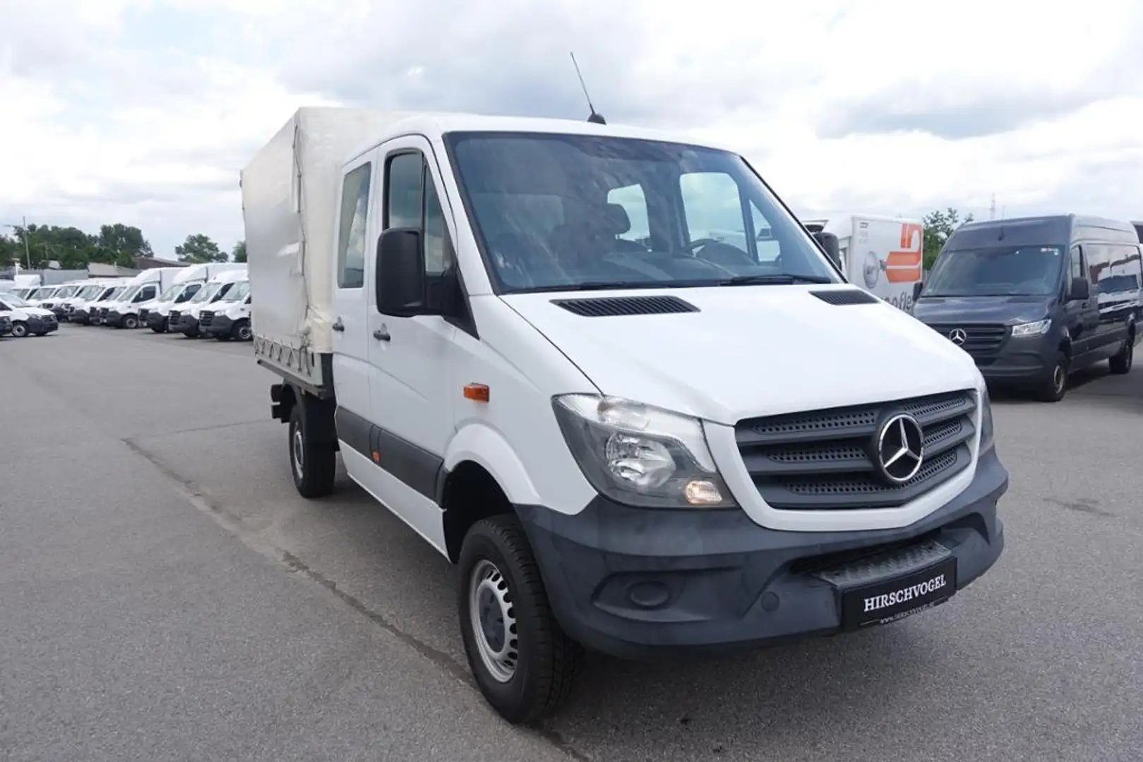 Mercedes-Benz Sprinter 316 CDI DOKA 4x4 6-Sitzer AHK+Klima Wit - 2