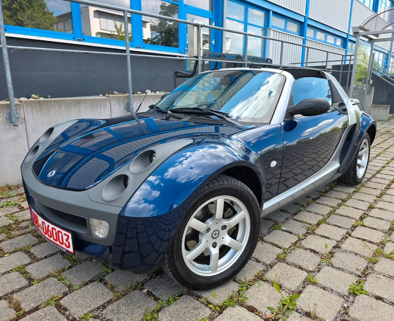 smart roadster /GARANTIE/TÜV NEU/KLIMA/82 PS Blauw - 2
