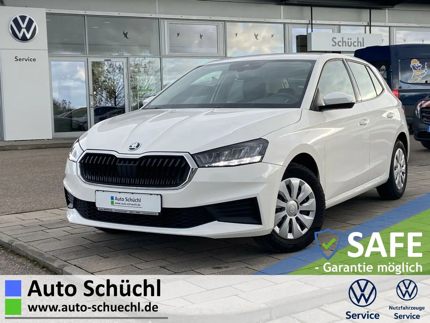Skoda Fabia 1.0 MPI ACTIVE LED+SMART-LINK+SHZ+DAB+LANE Weiß - 1