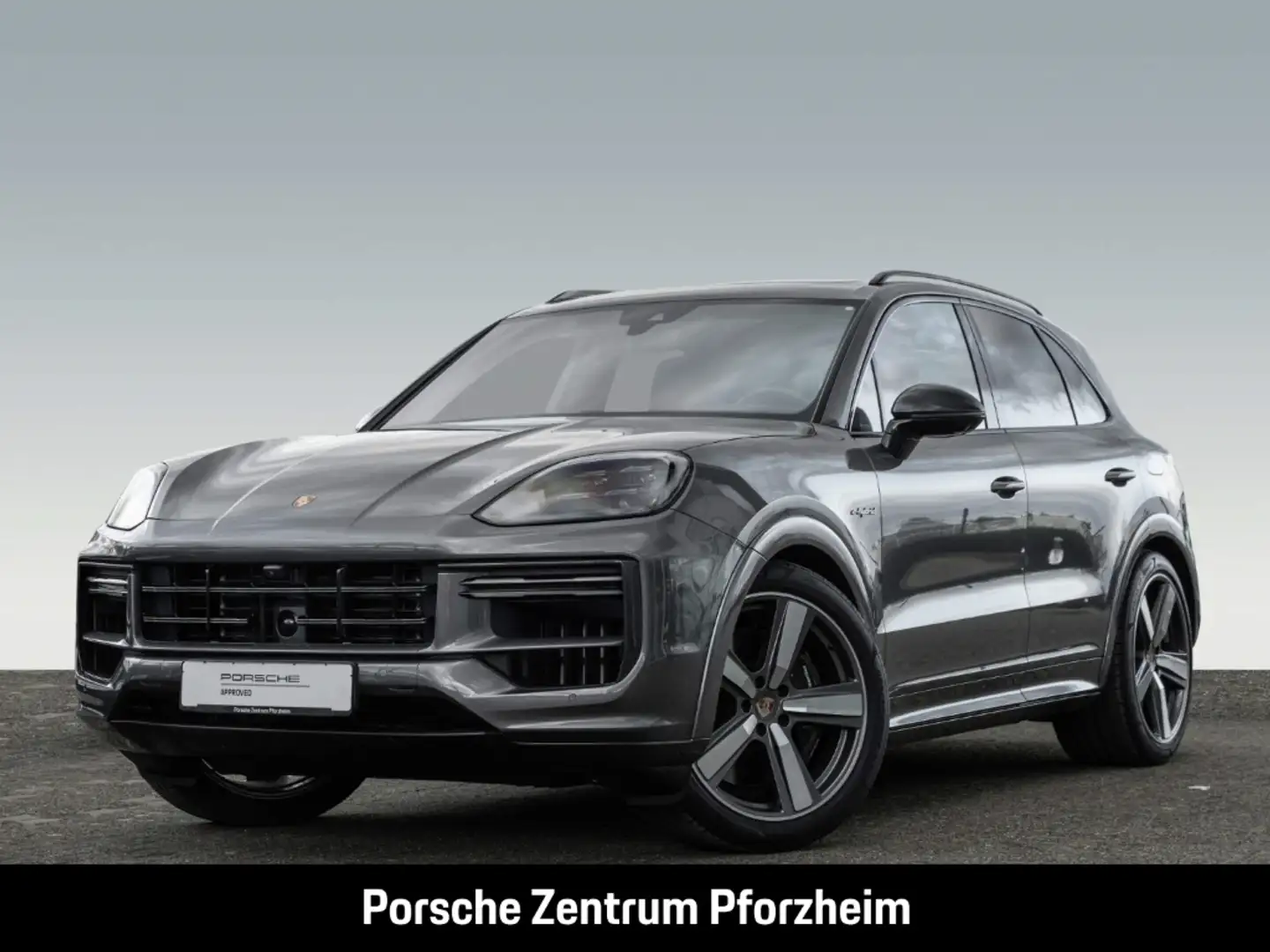 Porsche Cayenne Turbo E-Hybrid Burmester Panoramadach Gris - 1