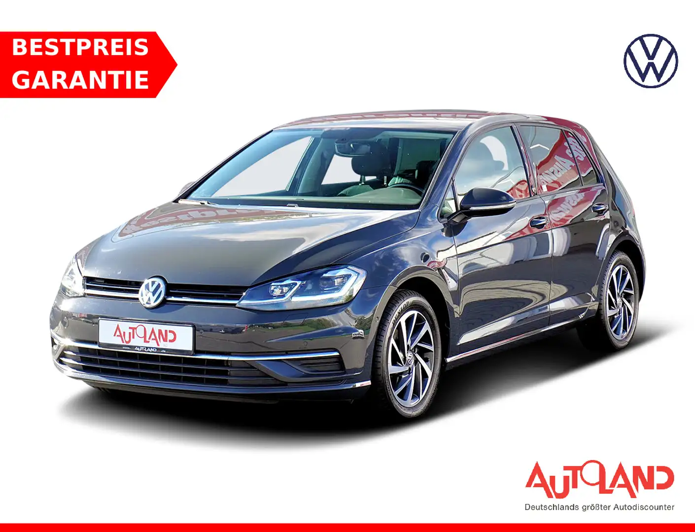 Volkswagen Golf VII 1.4 16V TSI Sound LED Tempomat PDC ACC Gris - 1