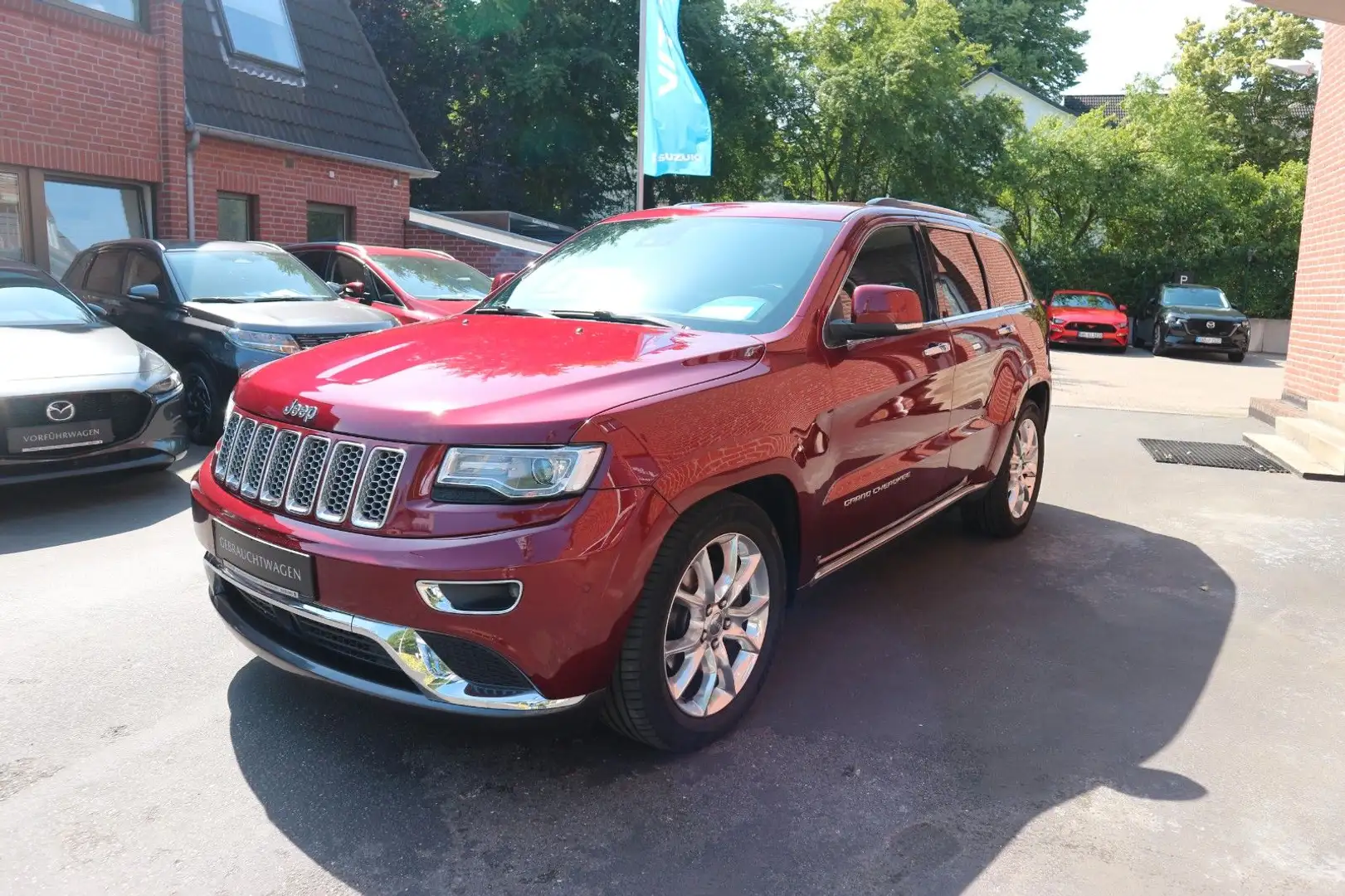 Jeep Grand Cherokee 3.0 CRD AWD Summit AHK 1. Hand Rosso - 1