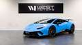 Lamborghini Huracán Performante V10 640 – IMMAT France Ad Personam LIFT Carbone int. Ext Alcantara Surpiqûres 2973E-Mois Azul - thumbnail 1