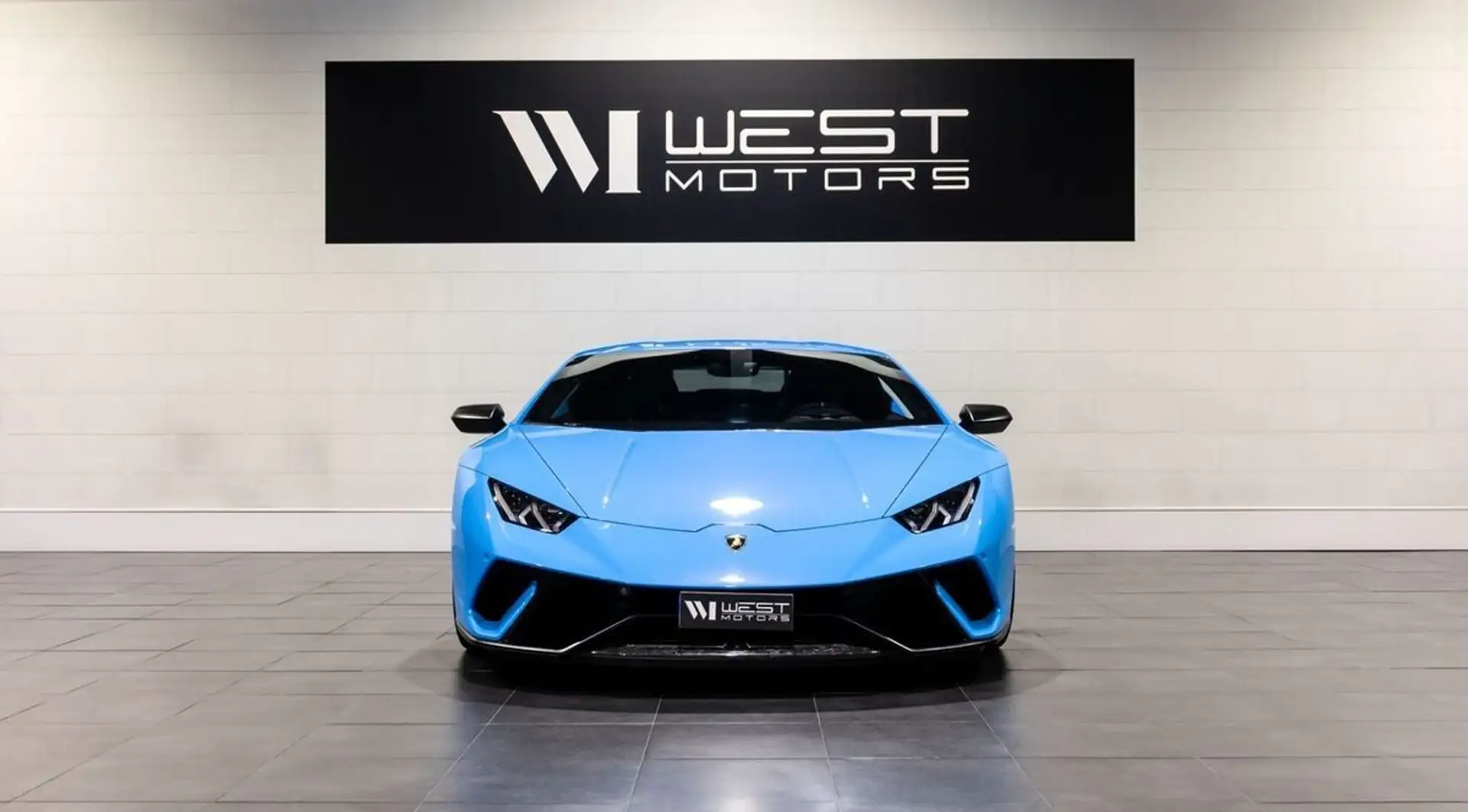 Lamborghini Huracán Performante V10 640 – IMMAT France Ad Personam LIFT Carbone int. Ext Alcantara Surpiqûres 2973E-Mois Azul - 2