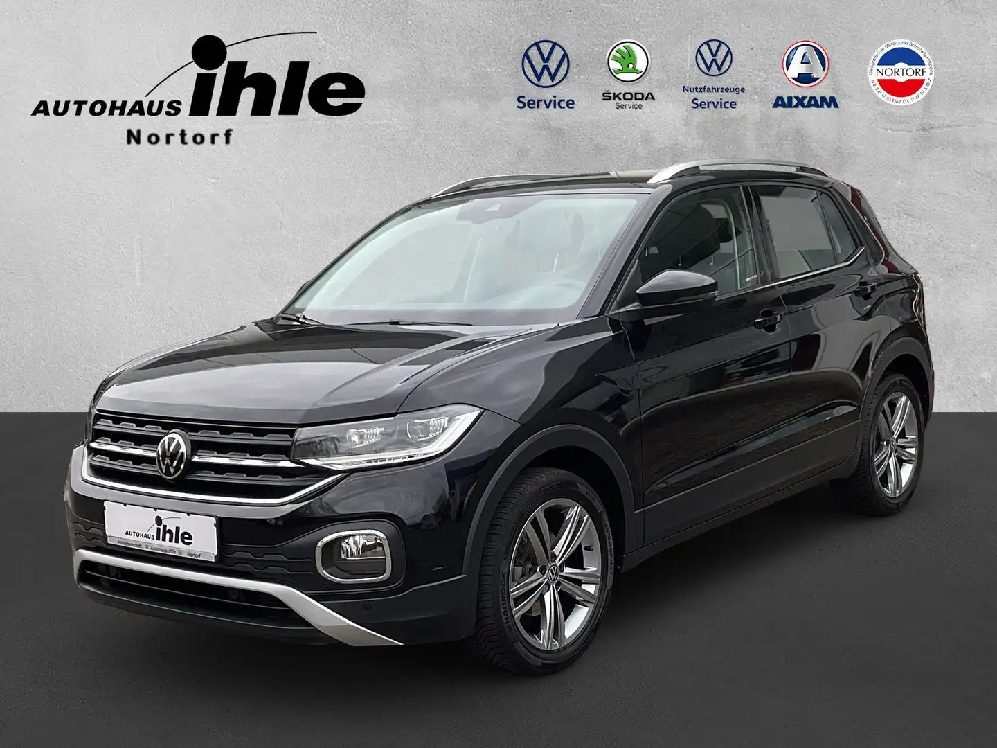 Volkswagen T-Cross Style 1.0 TSI ACC RFK PDC Navi Sitzhzg G Noir - 1