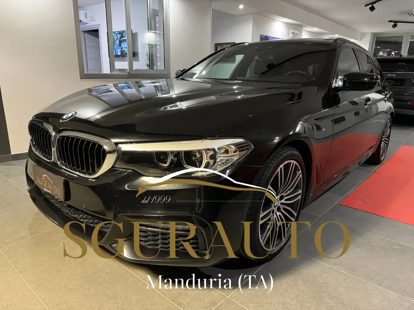 BMW 520 D TOURING M-SPORT 2020 Nero - 1