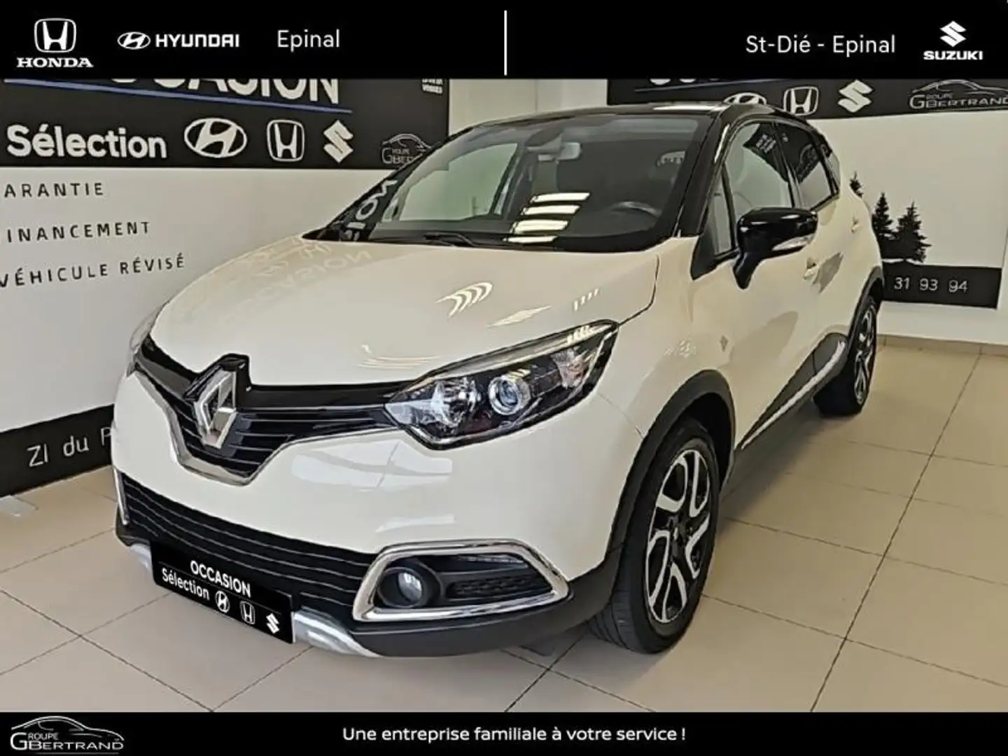 Renault Captur 1.2 TCe 120ch Intens EDC Blanc - 1
