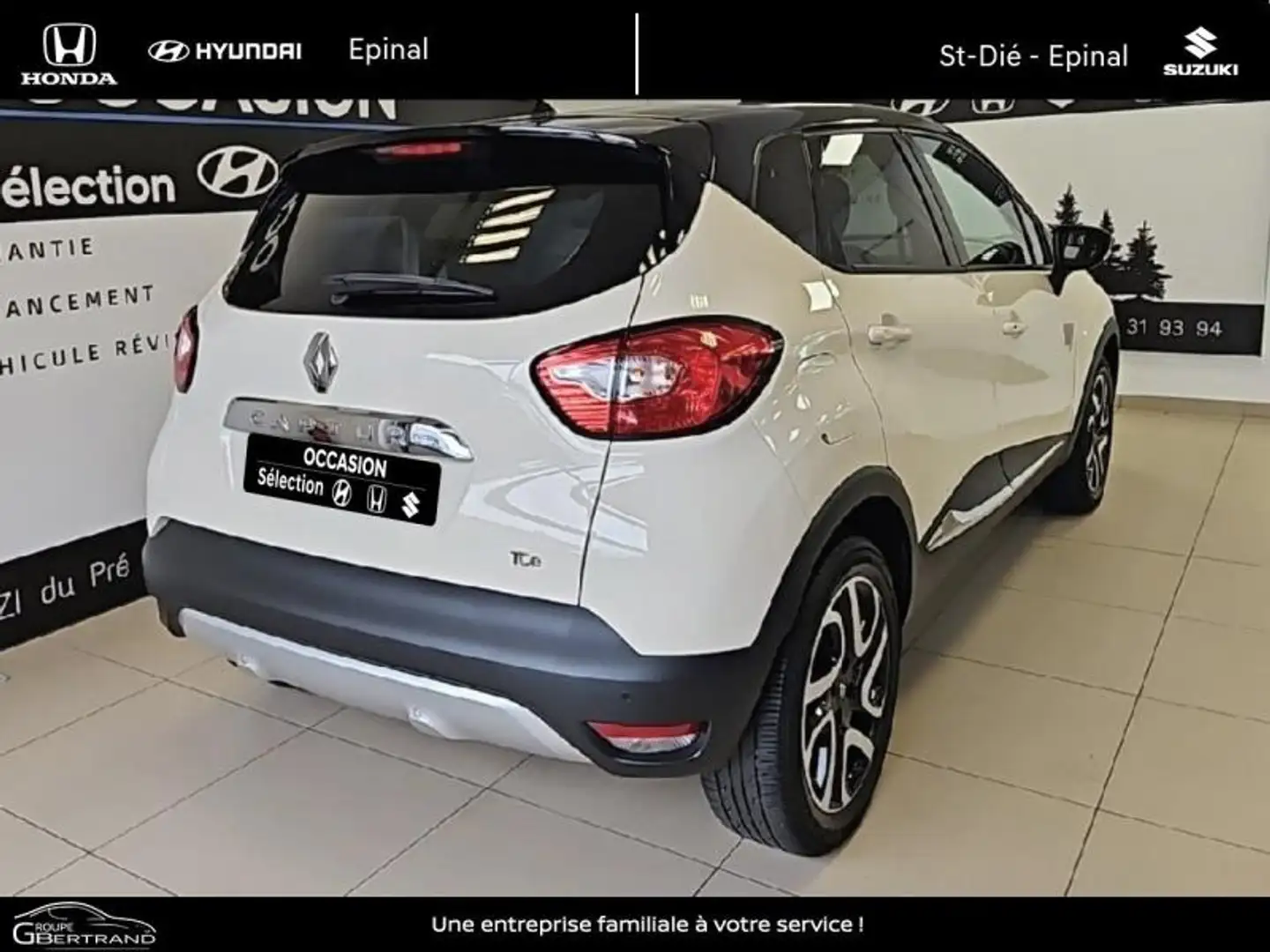 Renault Captur 1.2 TCe 120ch Intens EDC Blanc - 2