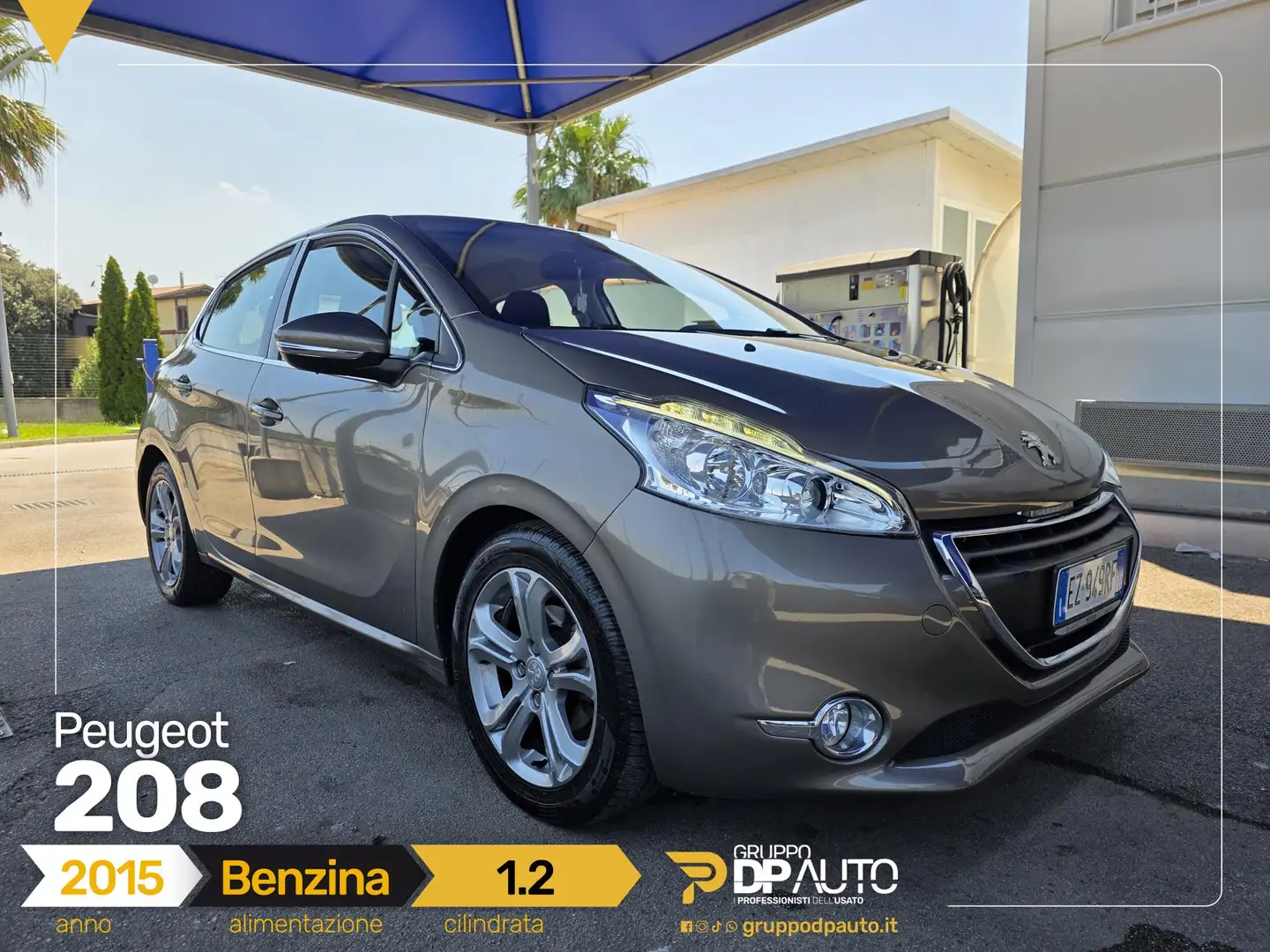 Peugeot 208 208 5p 1.2 puretech Allure s&s etg5 E6 Grigio - 1
