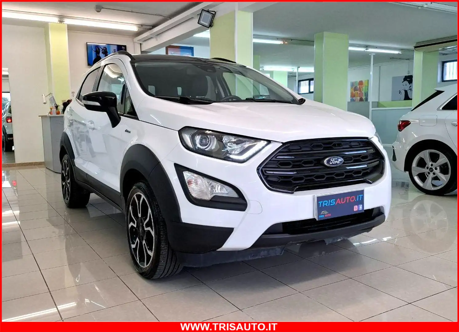 Ford EcoSport 1.0 Ecoboost Active NEOPATENTATI (PELLE+ANDROID+AP Bianco - 1