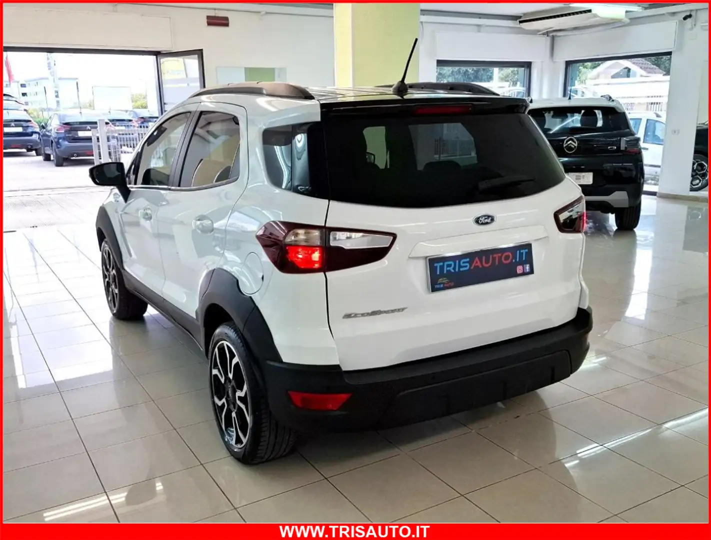 Ford EcoSport 1.0 Ecoboost Active NEOPATENTATI (PELLE+ANDROID+AP Bianco - 2