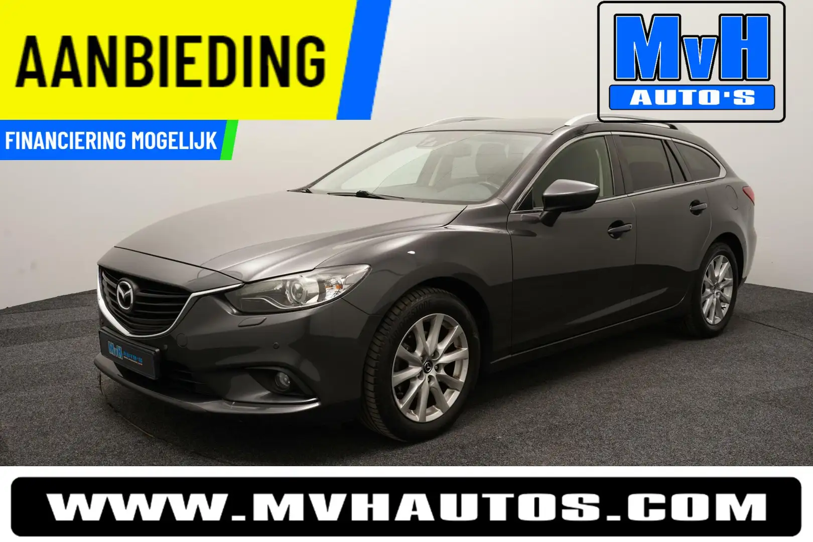 Mazda 6 Sportbreak 2.0 HP TS+ Lease Pack|XENON|TREKH|CRUIS Gris - 1