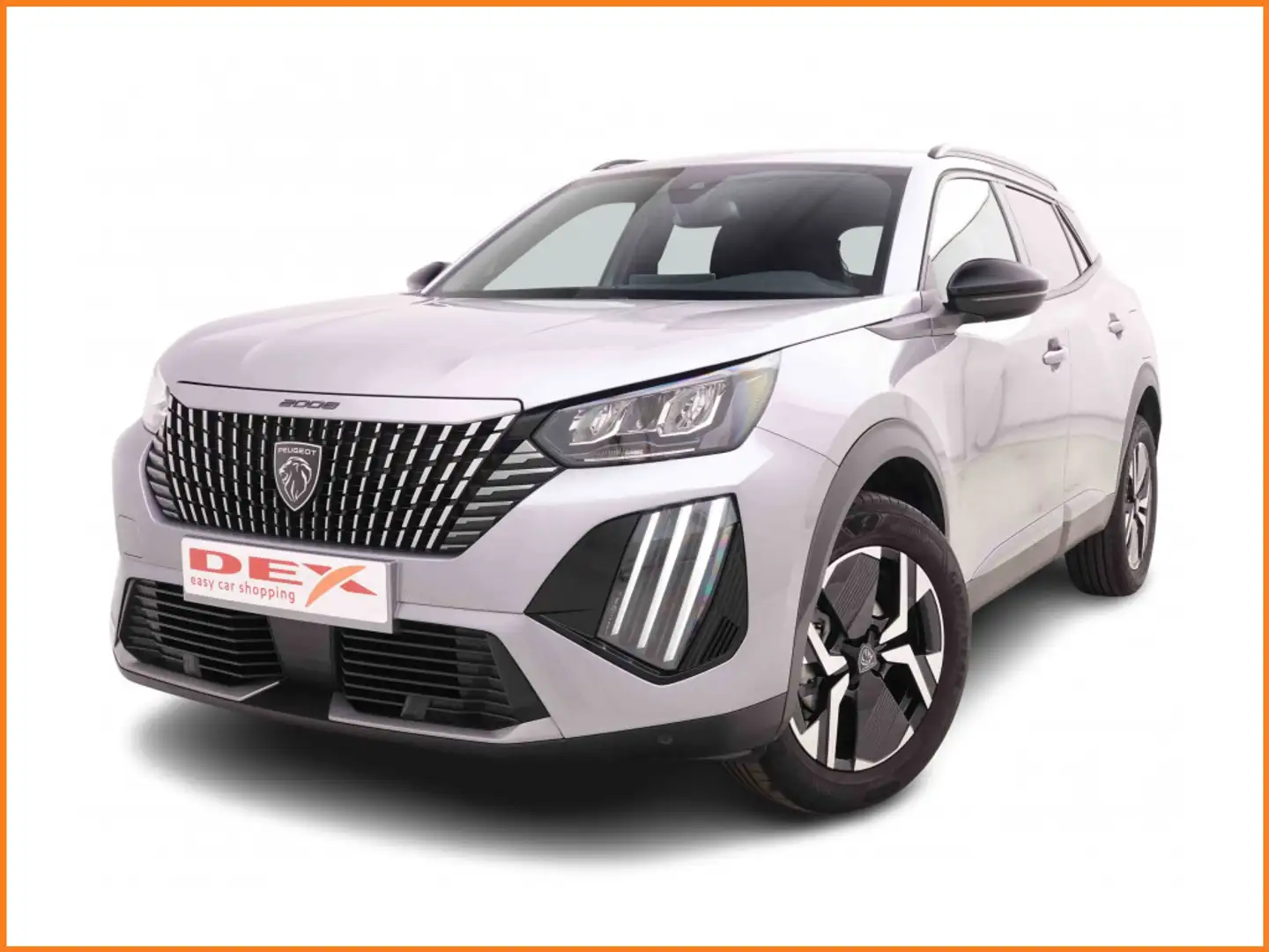 Peugeot 2008 1.2 T 100 Allure + GPS by APP + LED Lights + Alu17 Gris - 1