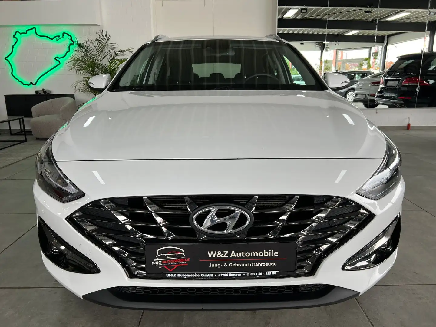 Hyundai i30 1.5 T-GDI 48V DCT Kombi +CarPlay+LED+SHZ+ Weiß - 2