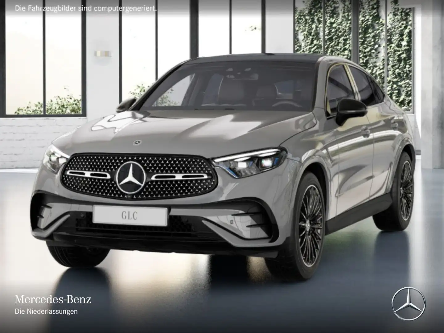 Mercedes-Benz GLC 220 d 4M AMG+NIGHT+PANO+360+AHK+BURMESTER+9G Grau - 2