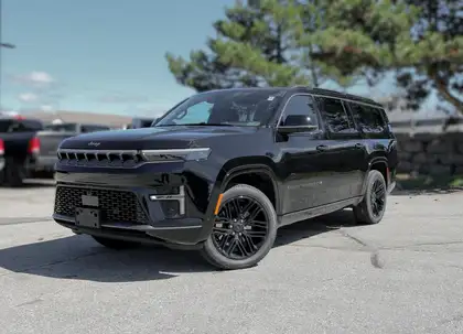 Black 2026 Jeep Grand Wagoneer L Limited Reserve 4WD SUV / Crossover Four-Wheel Drive 8-Speed Automatic