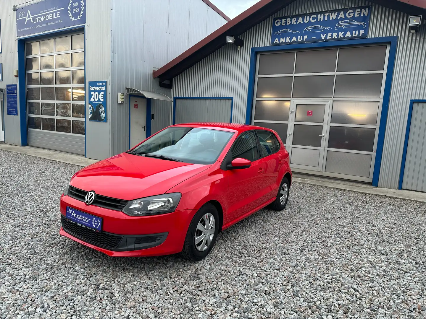 Volkswagen Polo Trendline 1.2 KLIMA AHK Rot - 1