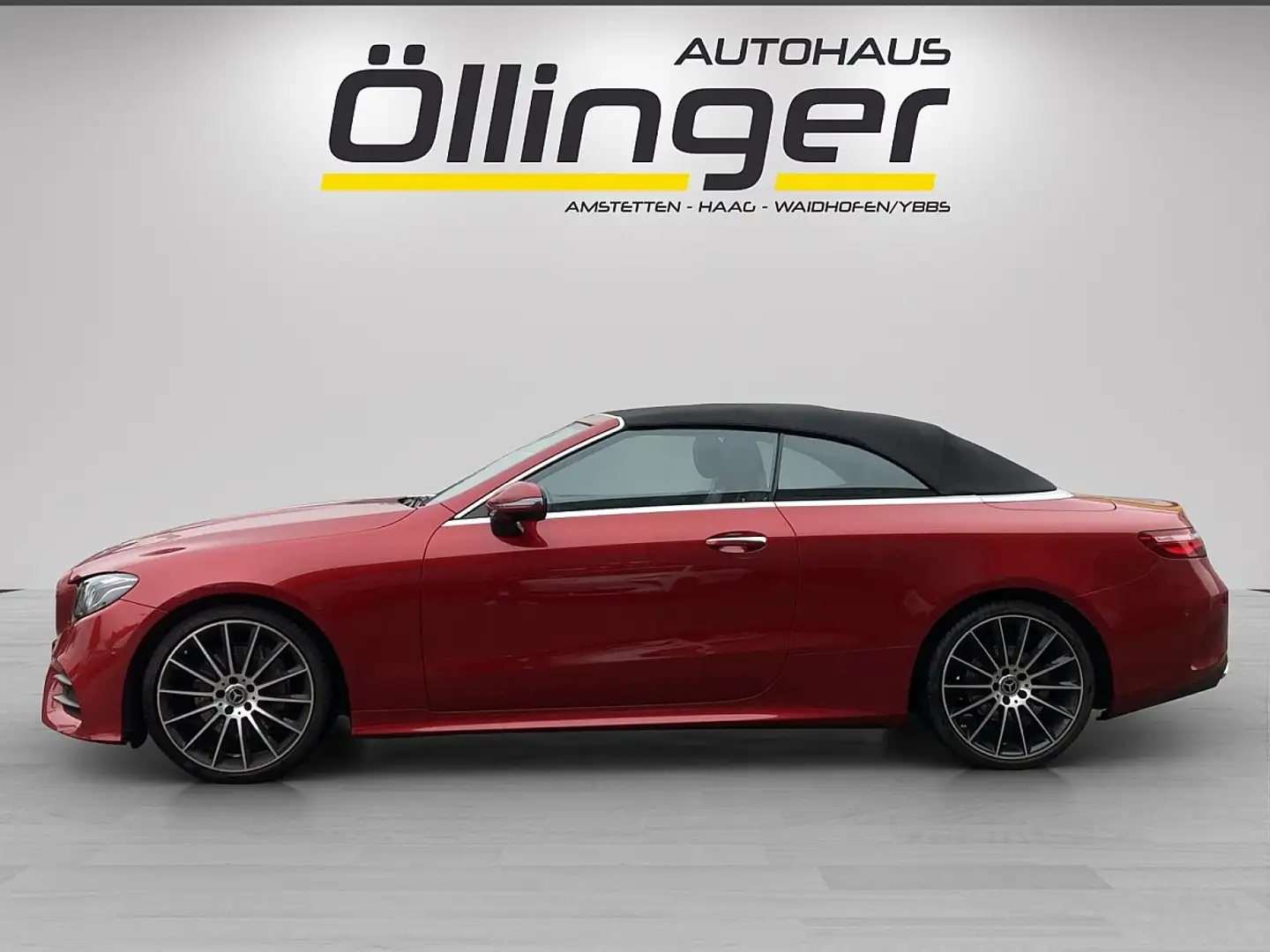 Mercedes-Benz E 220 d Aut. Cabrio + viele Extras! Rouge - 2