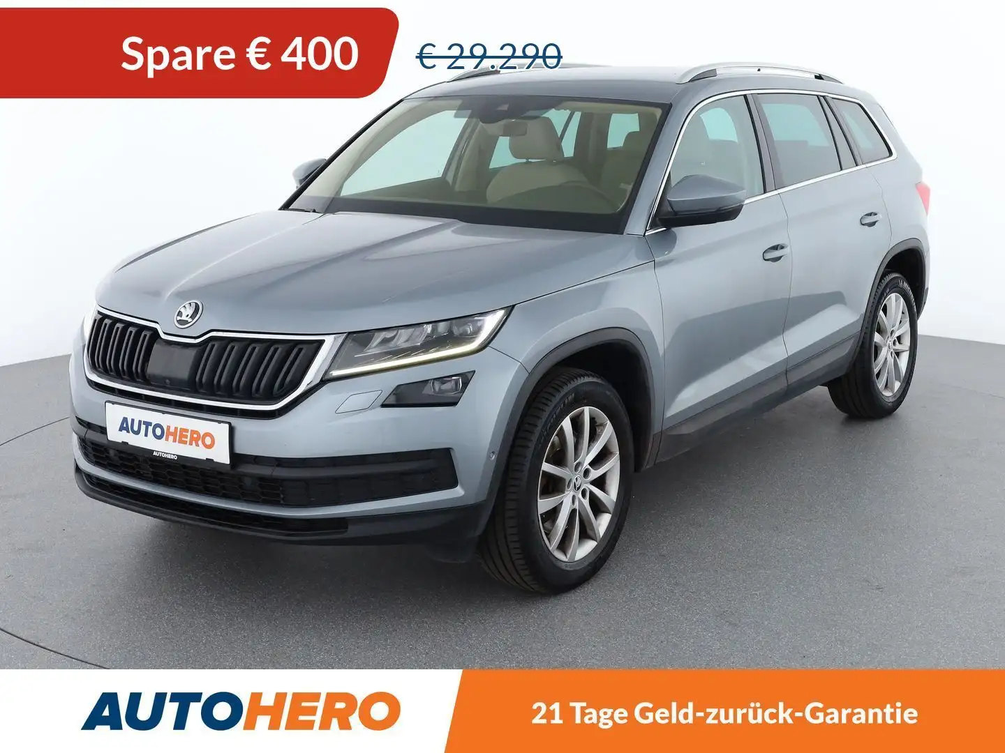 Skoda Kodiaq 2.0 TDI Style 4x4 Aut. *LED*ACC*SPUR*TOT*AHK* Grau - 1