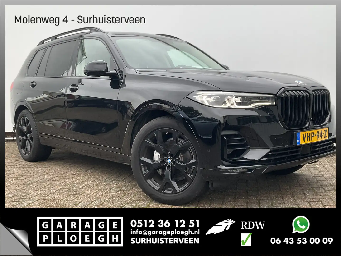 BMW X7 xDrive 30D Van High Executive Pano.dak Leer Trekha Zwart - 1