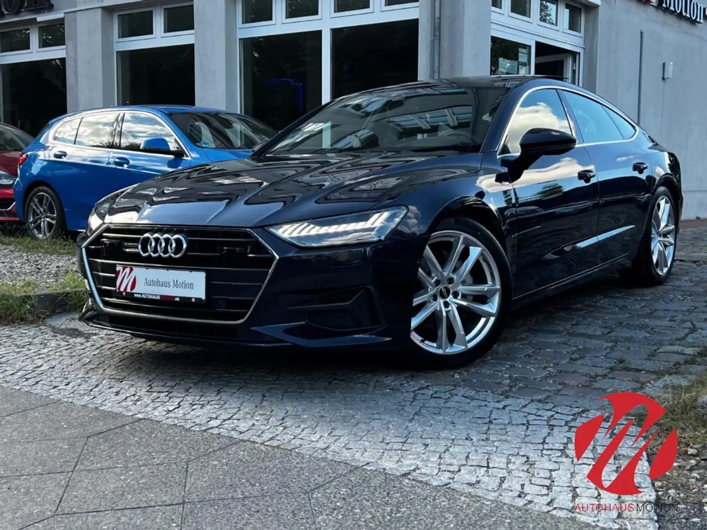Audi A7 Sportback 50 TDI quattro 3x S-Line Matrix HUD PANO Blau - 2