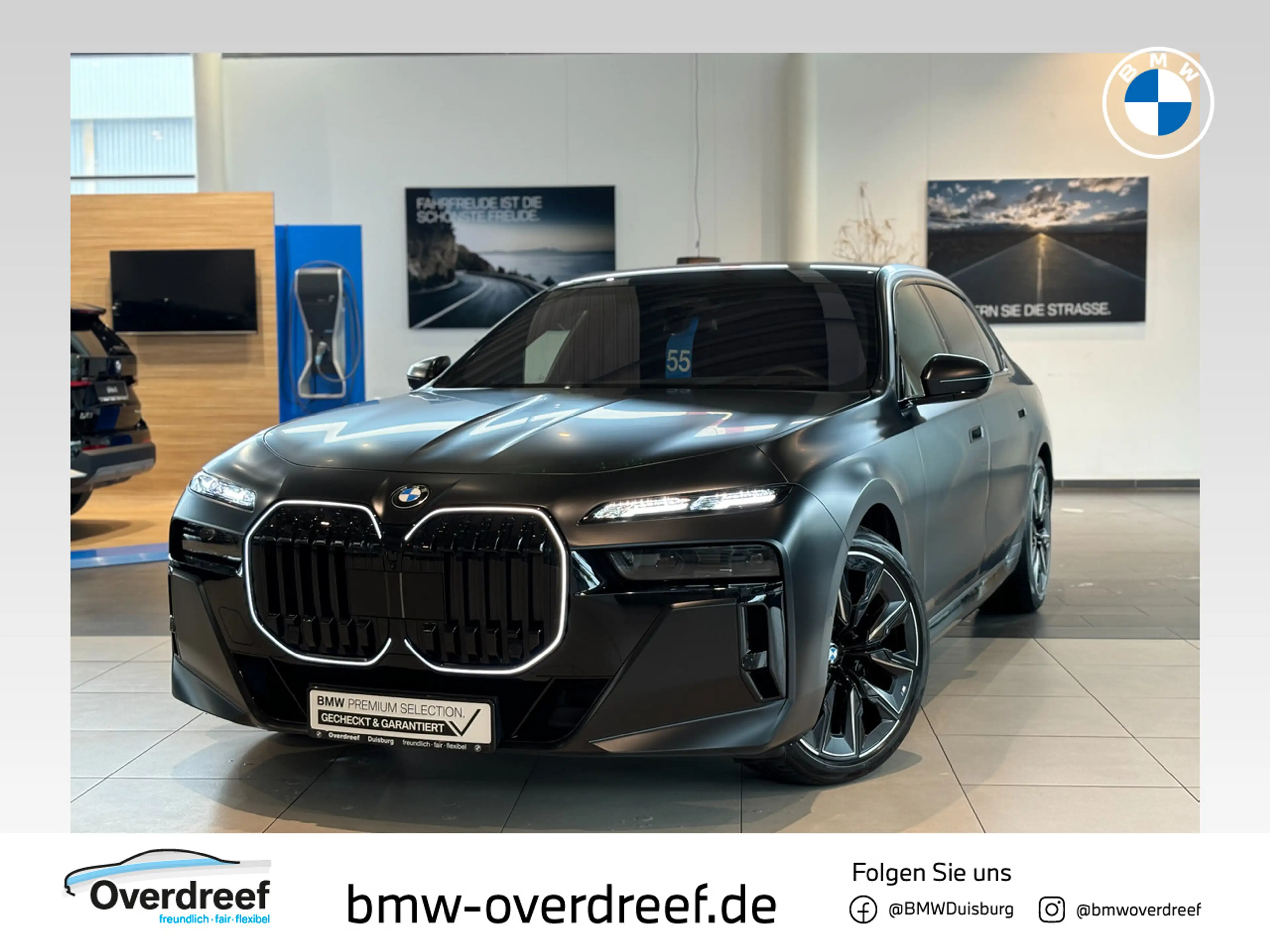 BMW 740 d xDrive Navi Leder Tempom.aktiv Panoramadach Blue