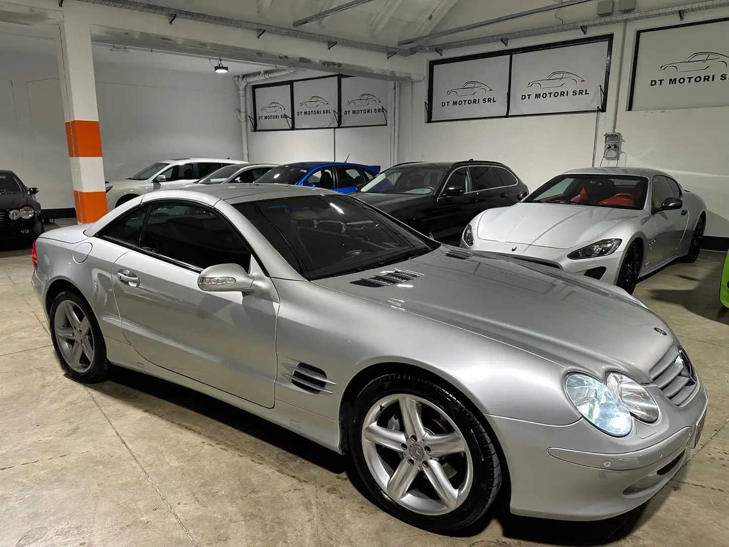 Mercedes-Benz SL 500 V8 -PRIMA VERNICE-GARANZIA FULL Silber - 2