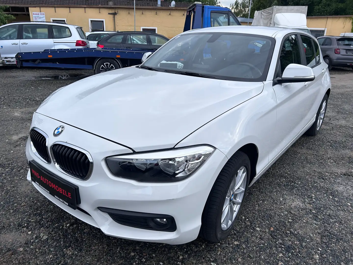 BMW 116 d Navigation LED Fahrbereit Unfallauto Bianco - 1