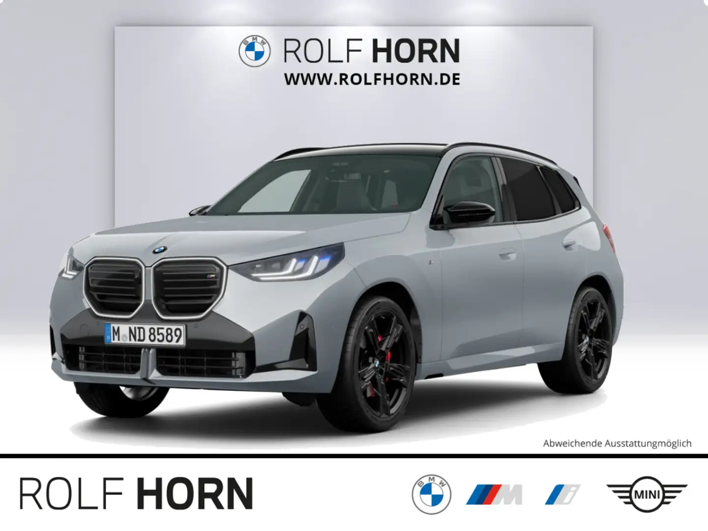 BMW X3 M50 M Sport Pro HUD AHK Pano 360 KAM Standhzg Gris - 1