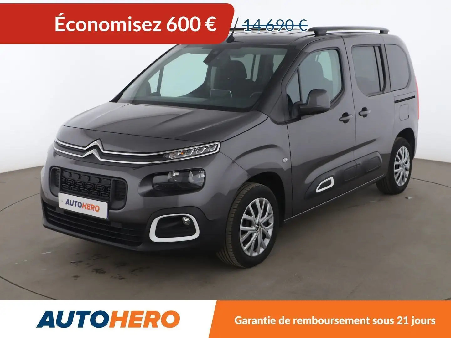 Citroen Berlingo Multispace Taille M 1.2 PureTech Feel BV6 Gris - 1