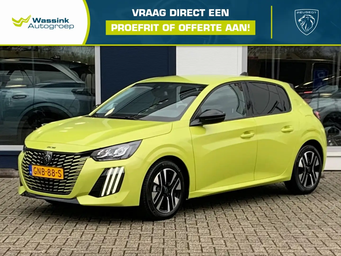 Peugeot 208 1.2 Allure 100pk | Navigatie | Cruise controle | A Jaune - 1