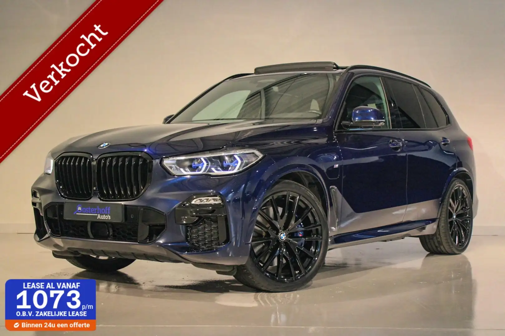 BMW X5 45e XDrive M Sport PANO | SKYLOUNGE | MASSAGE Blauw - 1