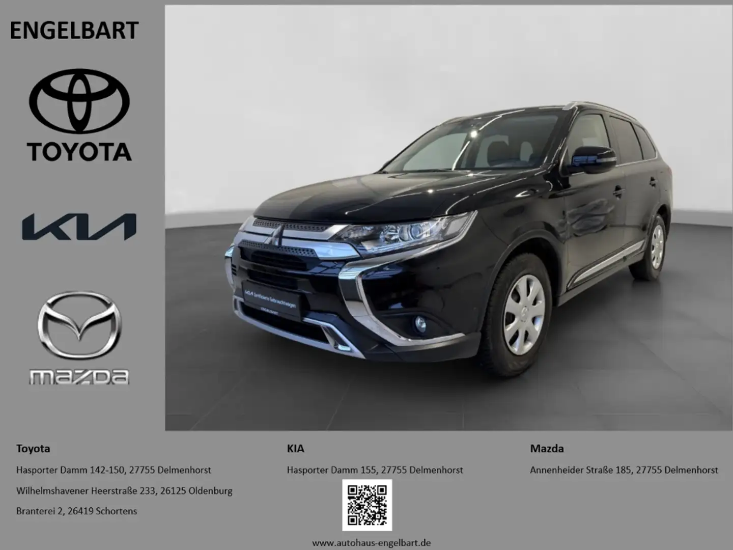 Mitsubishi Outlander 2.0 Diamant Edition+ 2WD Sitzheizung Tempomat Schwarz - 1