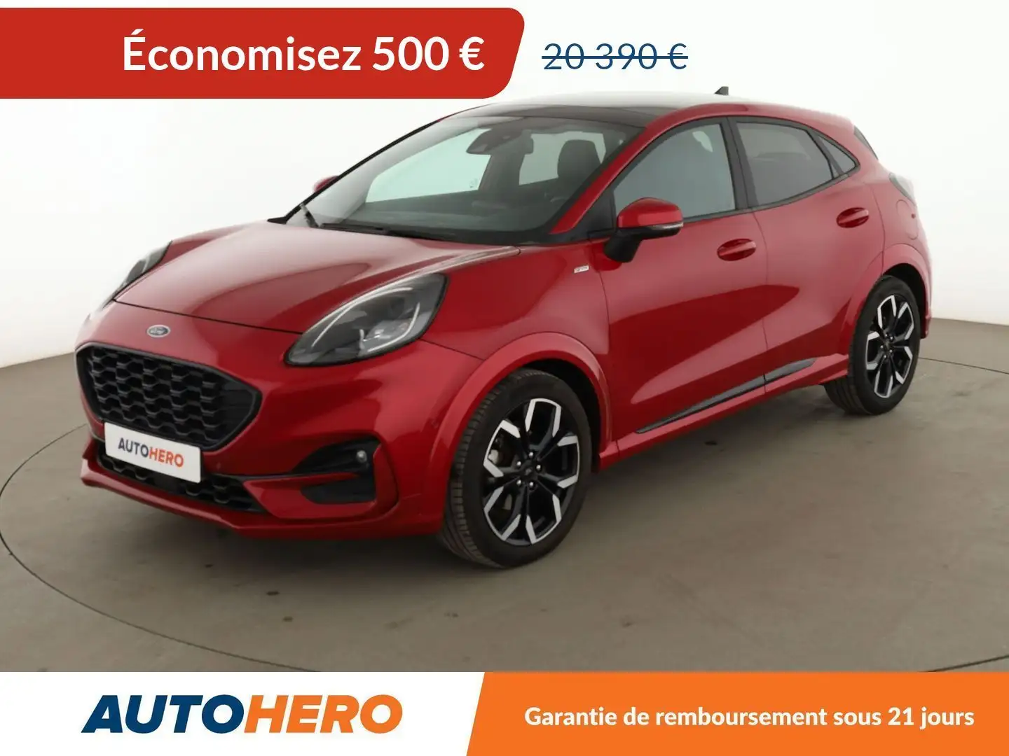 Ford Puma 1.0 EcoBoost Hybrid mHEV ST Line X DCT7 Rouge - 1