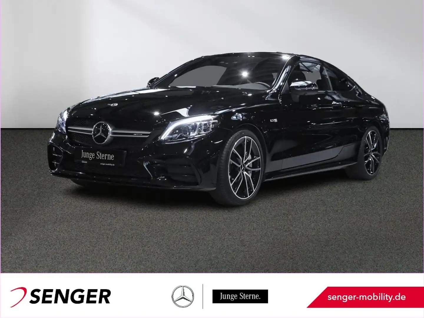 Mercedes-Benz C 43 AMG 4M Coupé Distronic Multibeam Pano 360°K Noir - 1