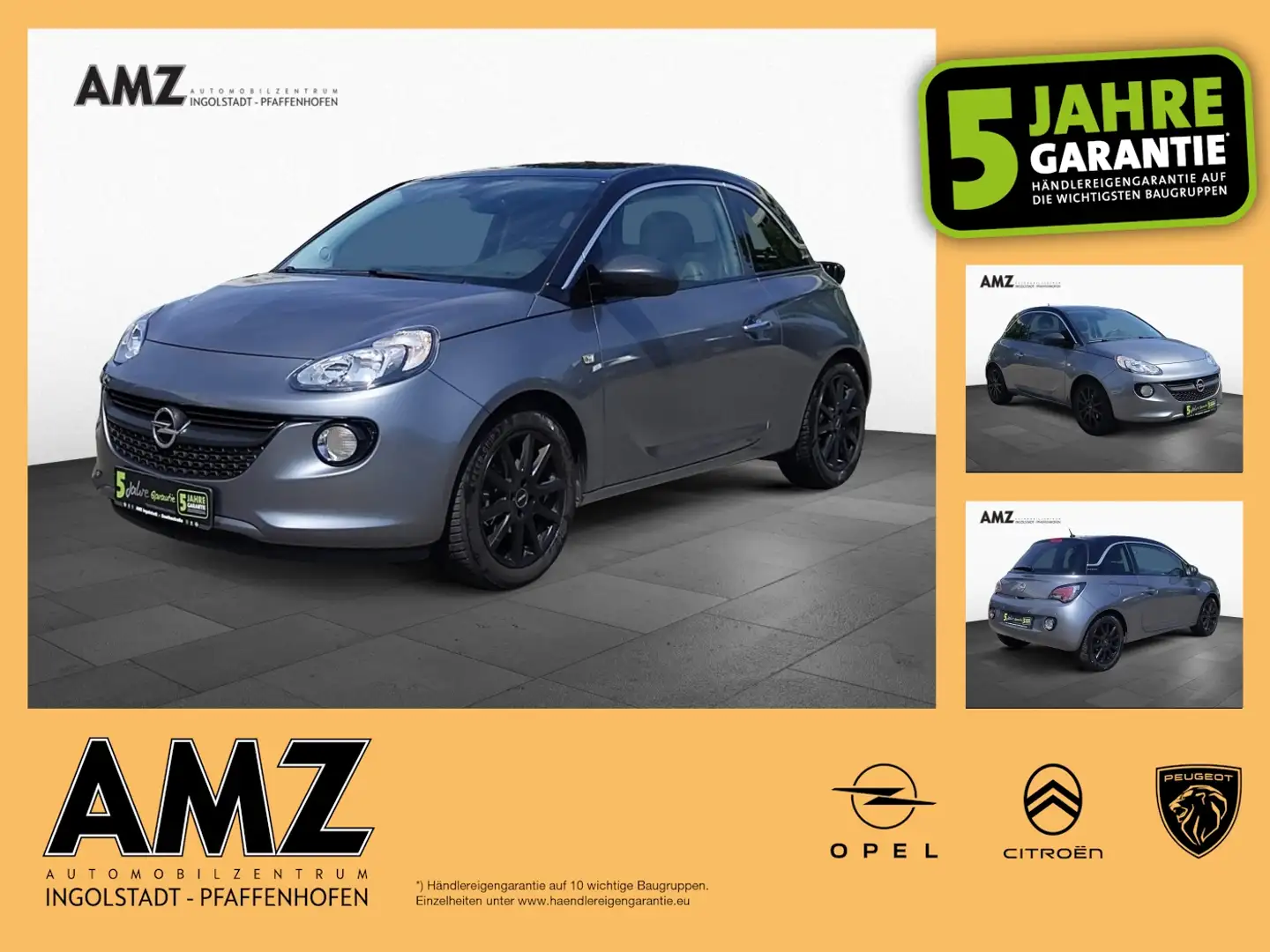 Opel Adam 1.4 120 Jahre Winter-P PDC Klima Radio Grau - 1