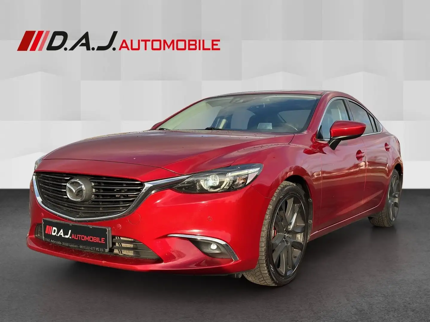 Mazda 6 2.2 SKYACTIV-D 175 Sports-Line Leder NAV LED Rot - 1