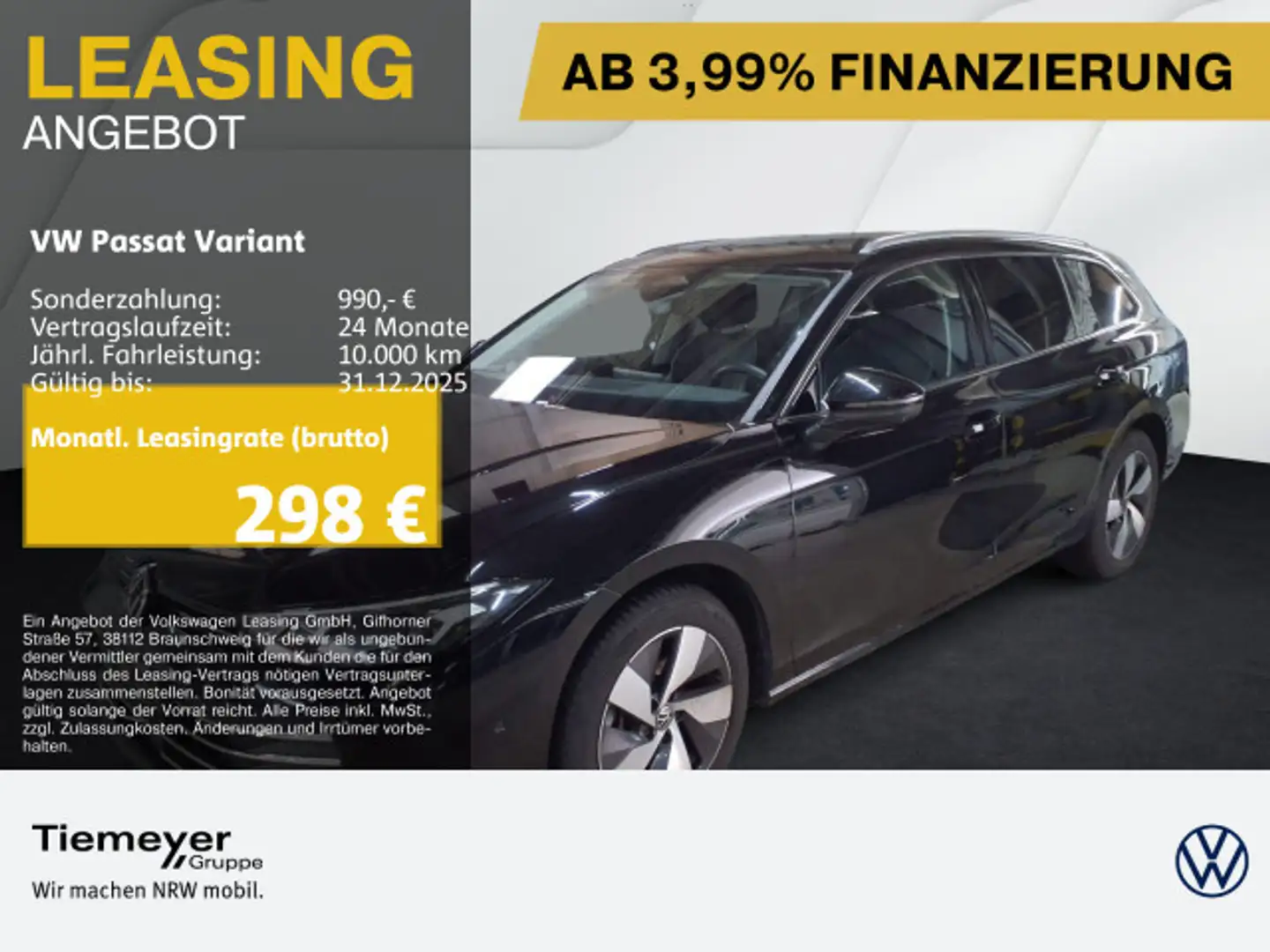 Volkswagen Passat Variant 1.5 eTSI DSG BUSINESS 360° AHK IQ Schwarz - 1