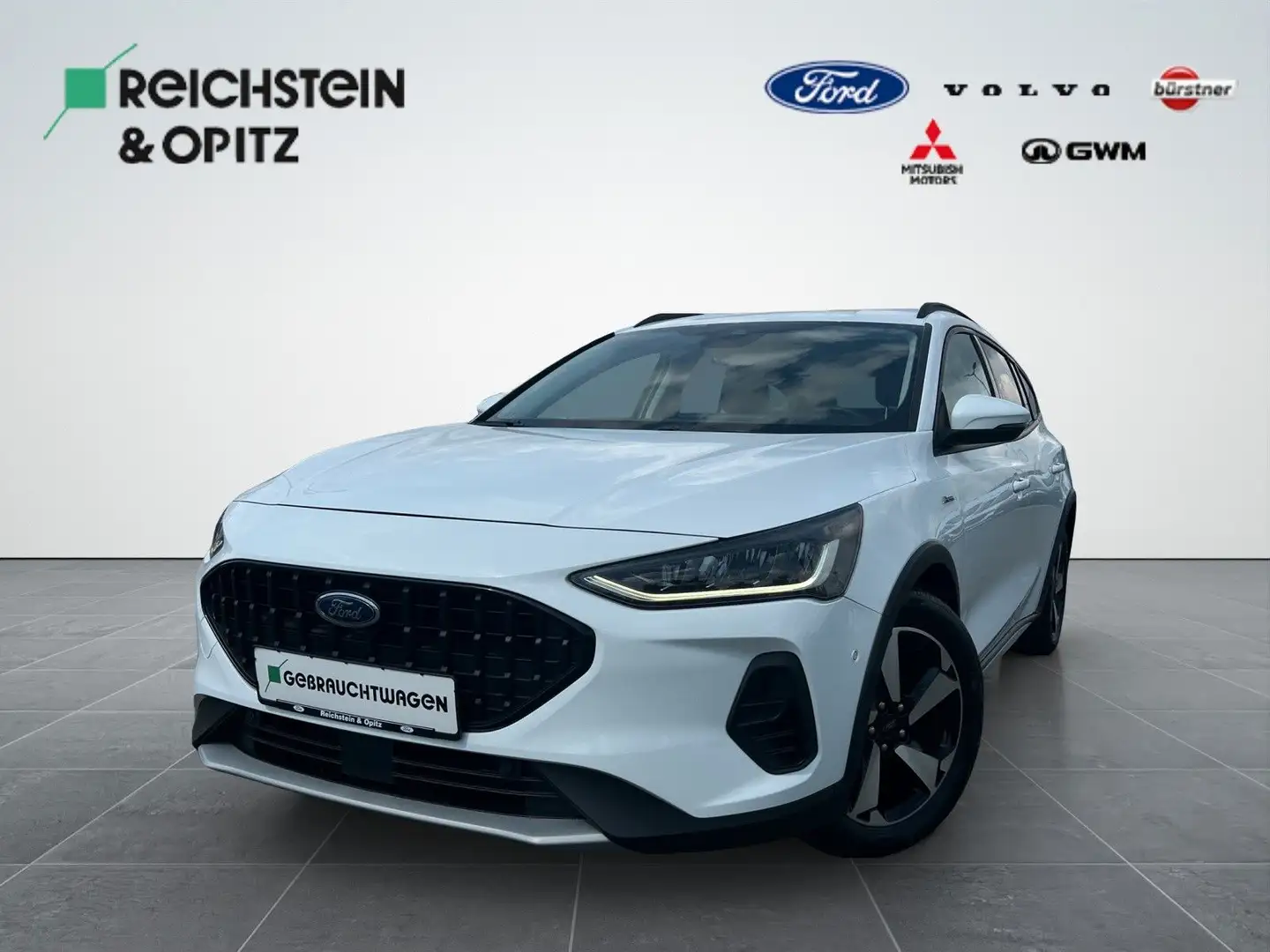 Ford Focus 1,0 EcoBoost Mild-Hybrid Active Turnier Weiß - 1