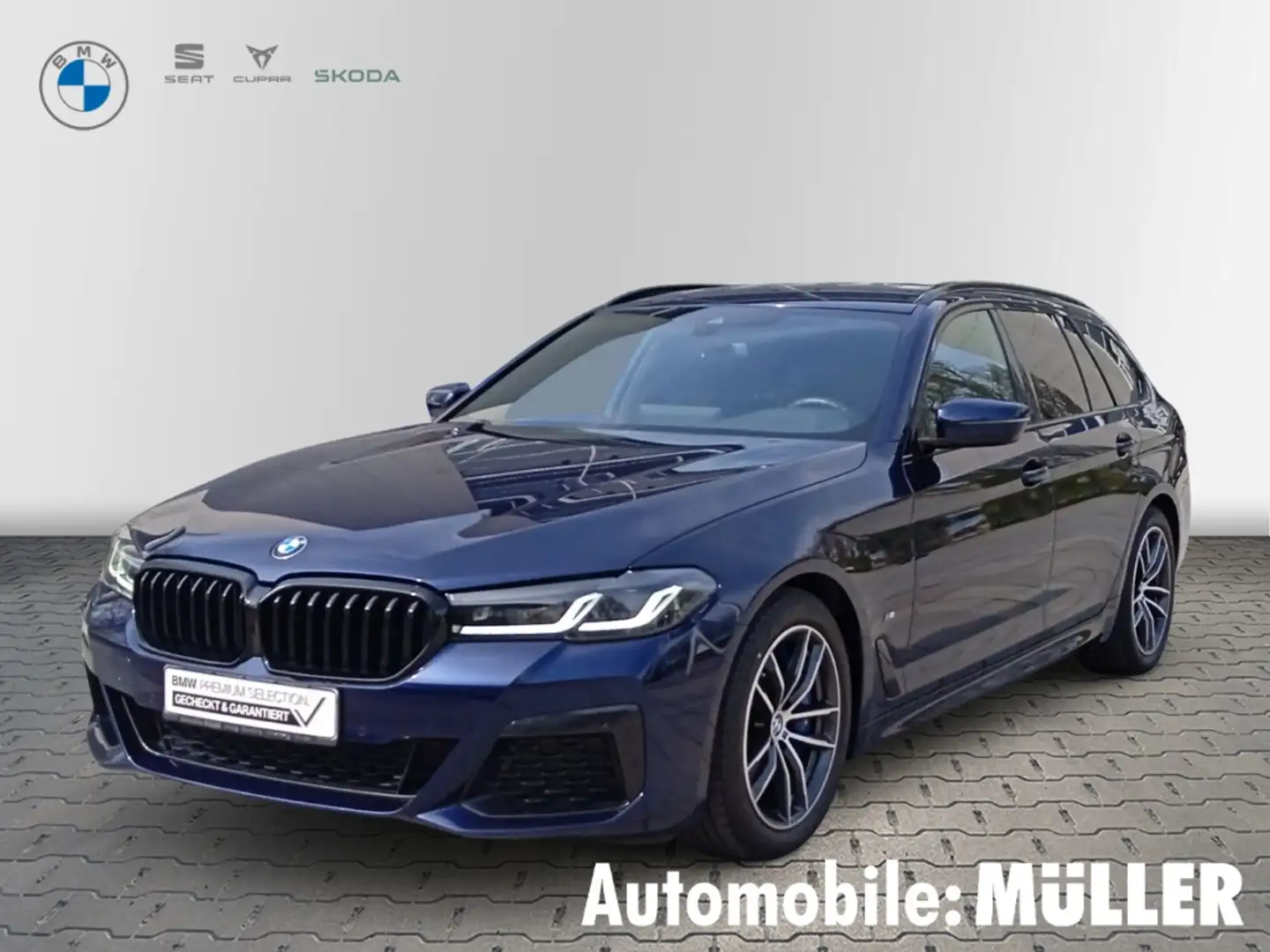 BMW 530 d Touring*M-Sport*HiFi*RFK*Tempomat*Sitzheizung* Bleu - 1