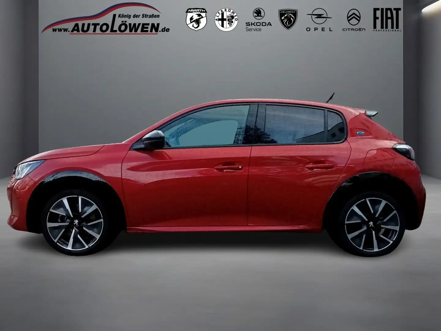 Peugeot e-208 GT Panoramadach Navi Roşu - 2