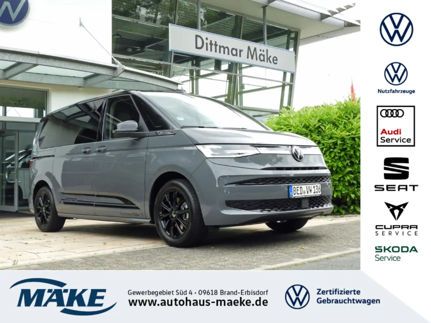 Volkswagen T7 Multivan Edition 2.0TDI DSG kU DCC AHZV STDHZG Grau - 1
