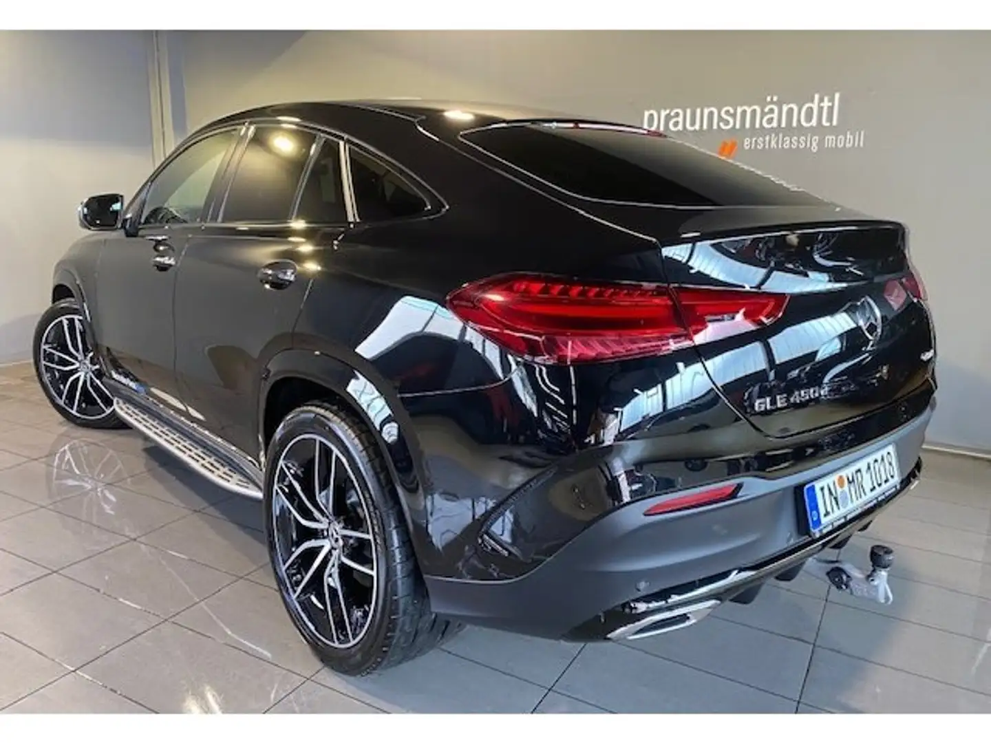 Mercedes-Benz GLE 450 d 4M Cp AMG Night Distr/AHK/Pano/StaHzg Schwarz - 2